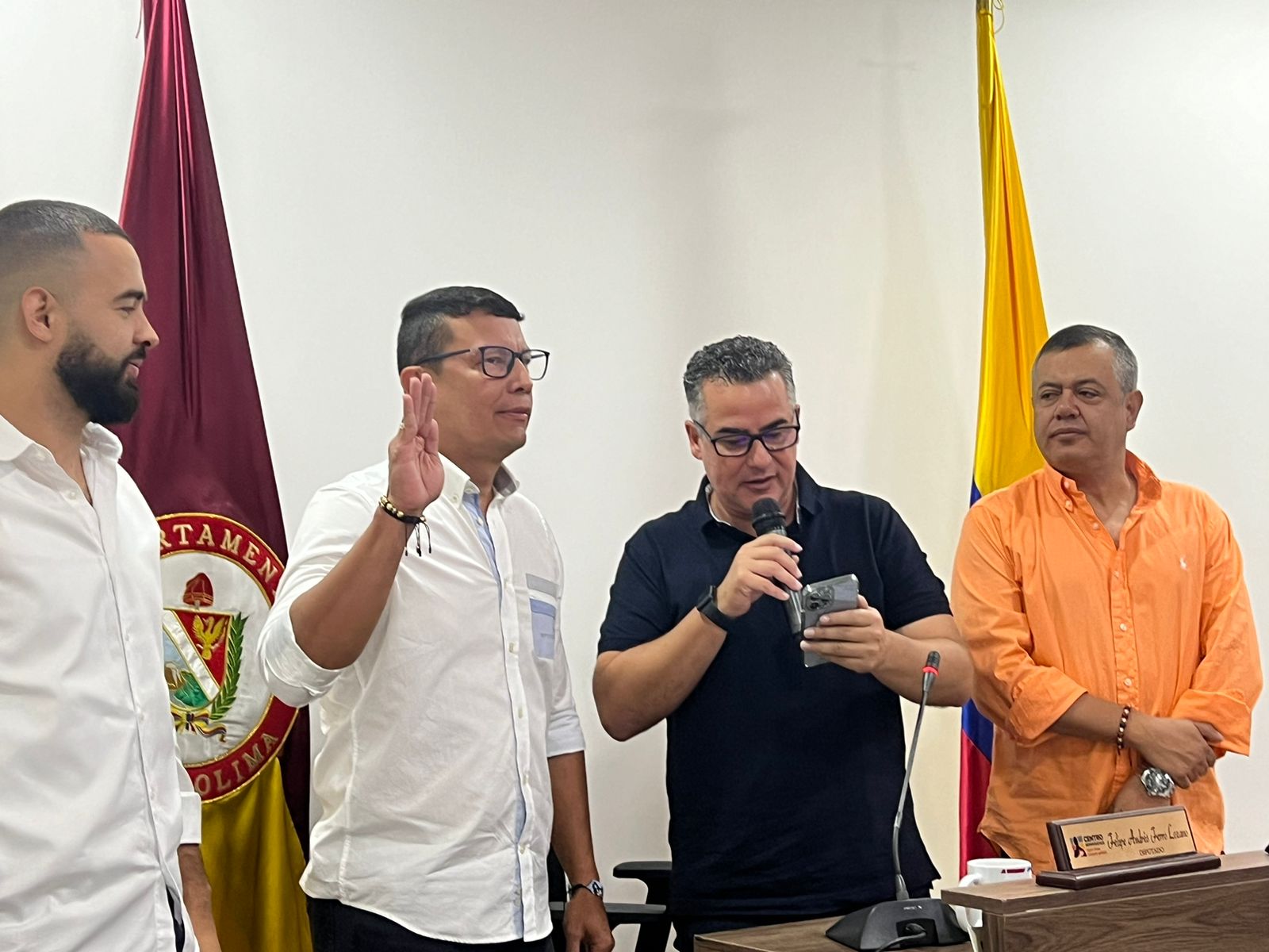 Giovanny Molina asume la presidencia de la Asamblea del Tolima y plantea una ambiciosa agenda para 2025